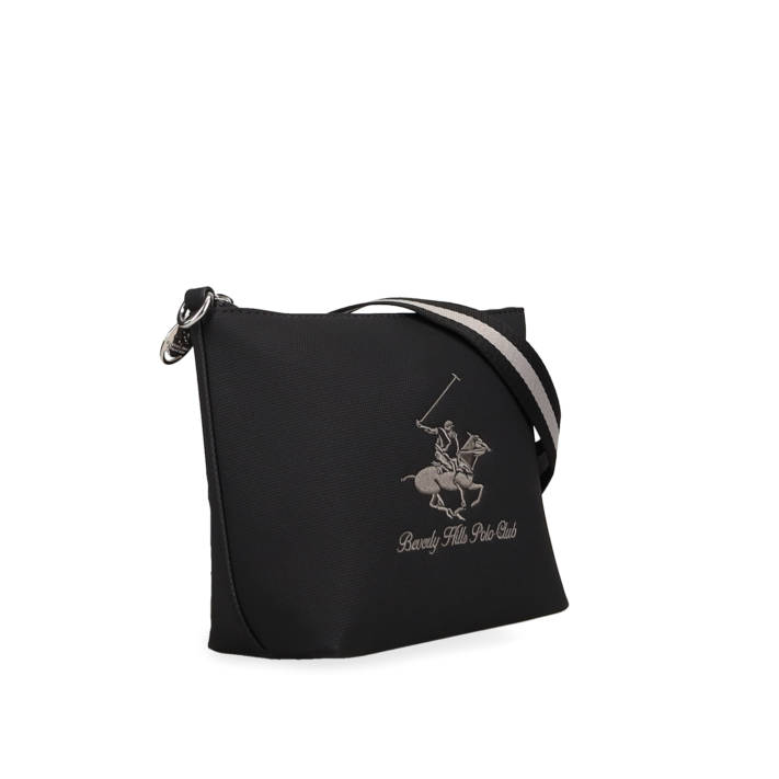 Black crossbody shoulder bag