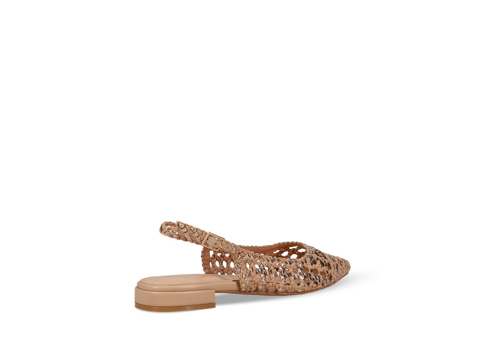 Beige ballet flat