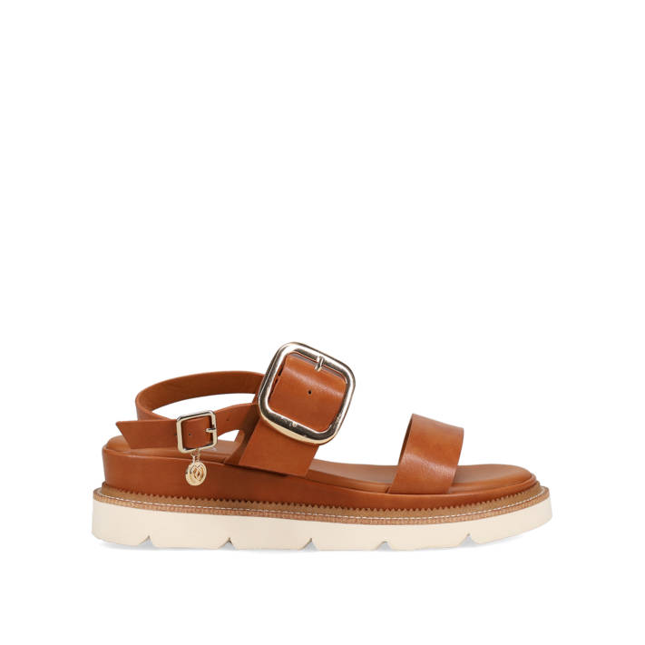 Tan footbed sandal