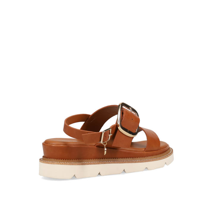 Tan footbed sandal