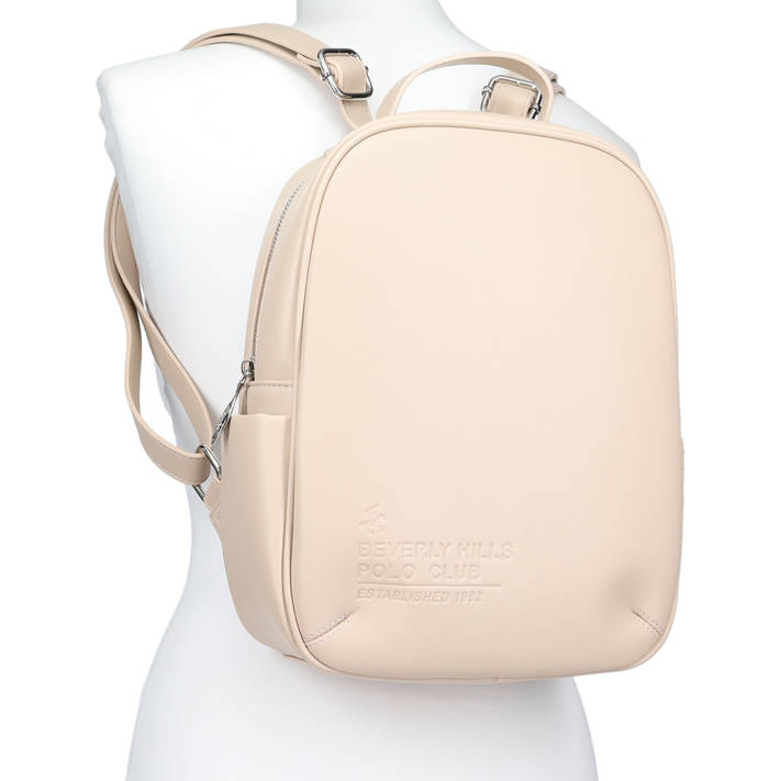 Beige backpack