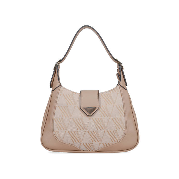 Beige shoulder bag