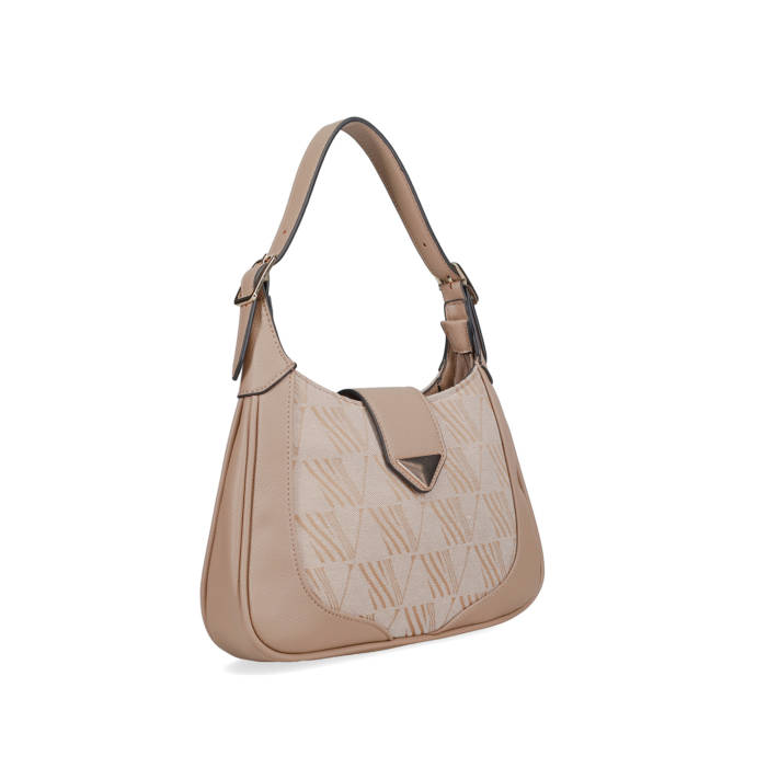 Beige shoulder bag