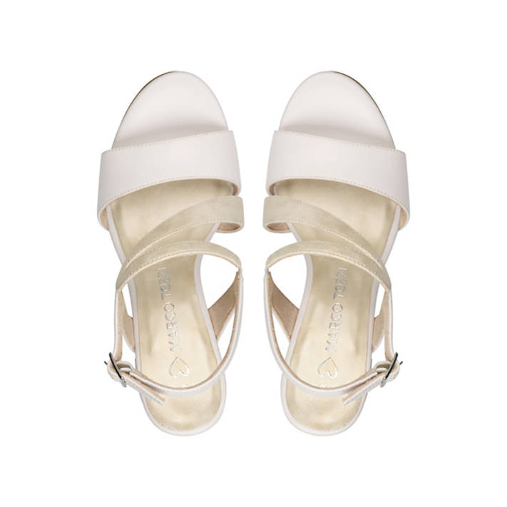 White sandal
