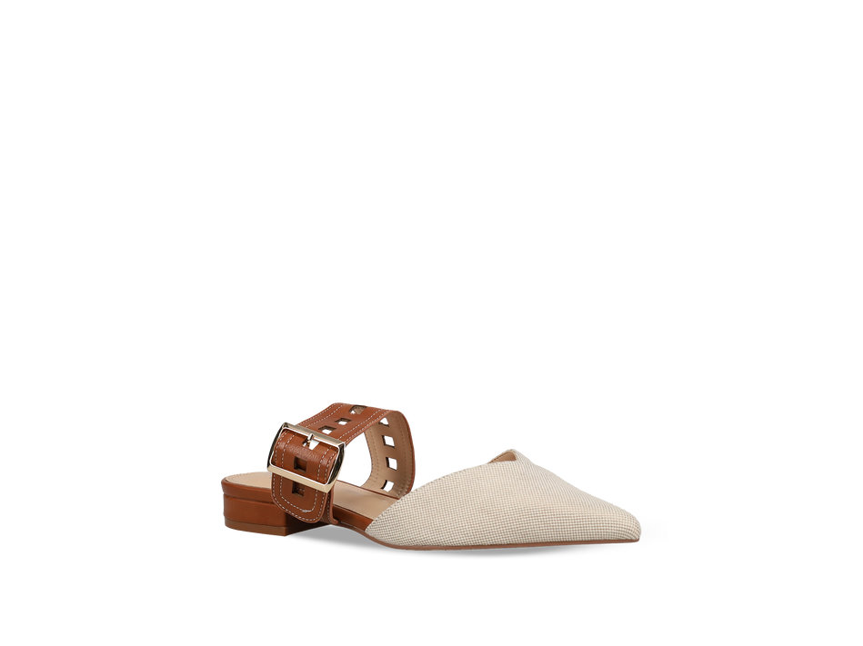 Tan ballet flat