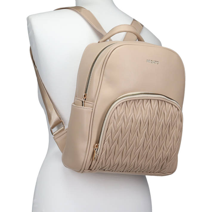 Beige backpack