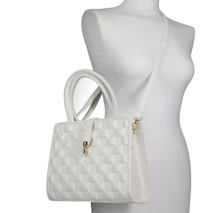 White handbag