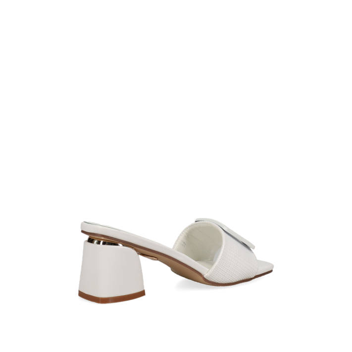 White mule sandal