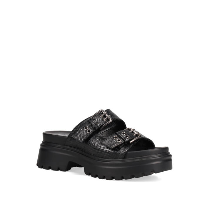 Black chunky sandal