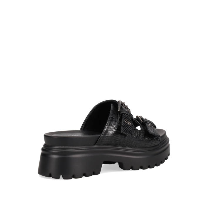 Black chunky sandal