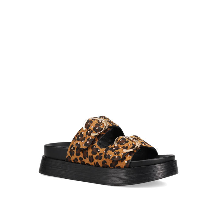 Λεοπάρ footbed σανδάλι