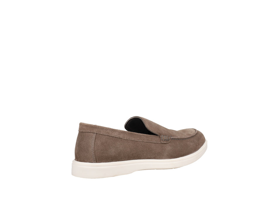 Γκρι δερμάτινο ανδρικό loafer