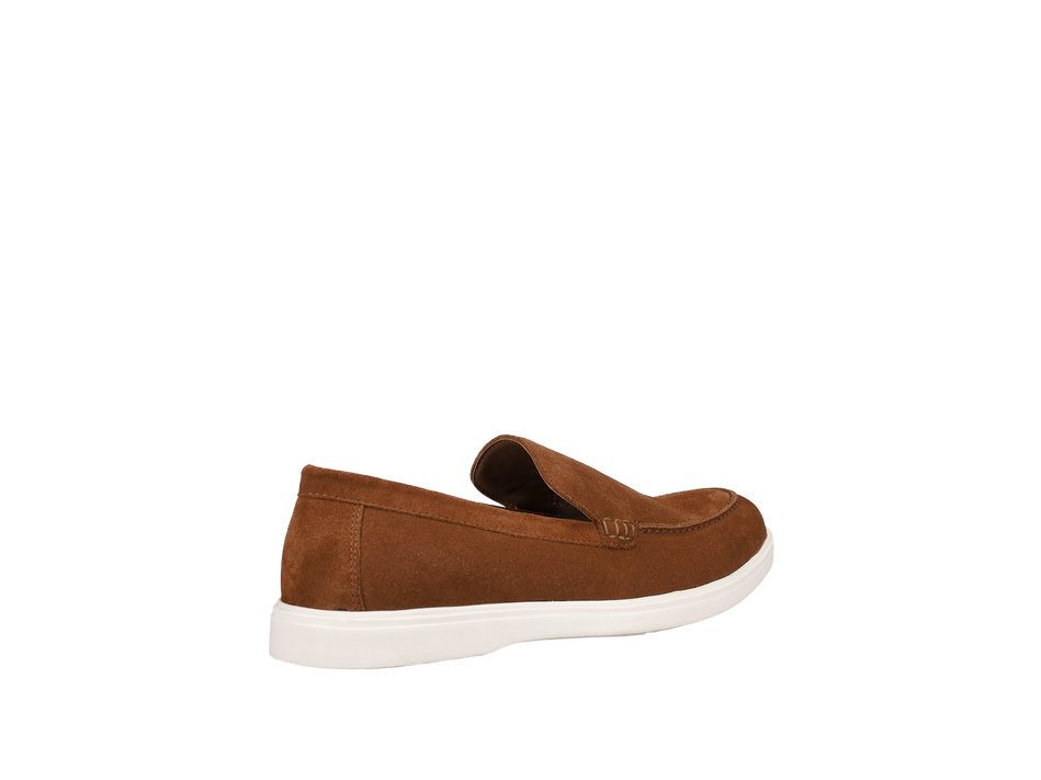 Mens tan leather loafer
