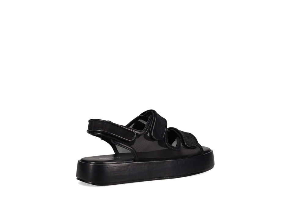 Μαύρο flatform σανδάλι