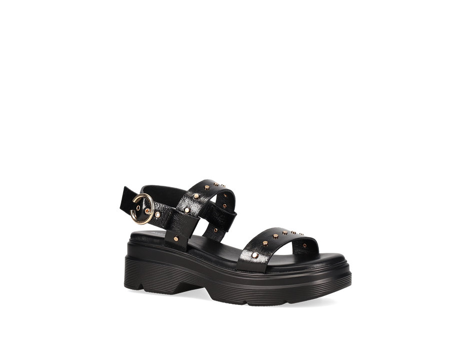 Black chunky sandal