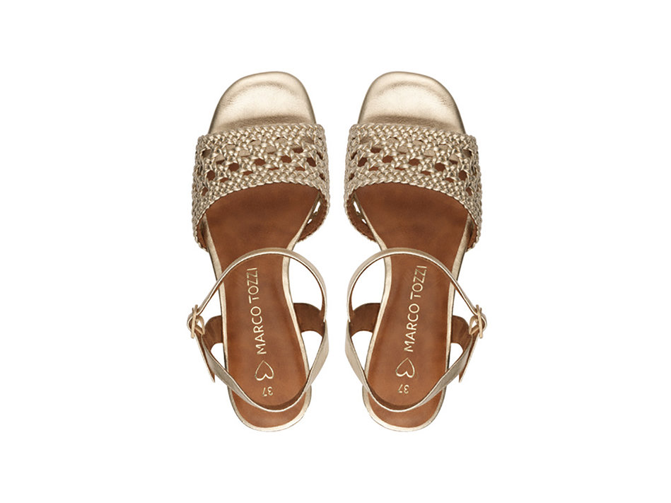 Gold sandal
