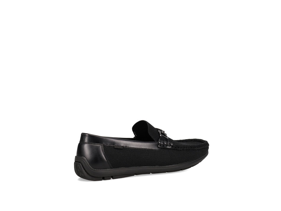 Mens black mocassin