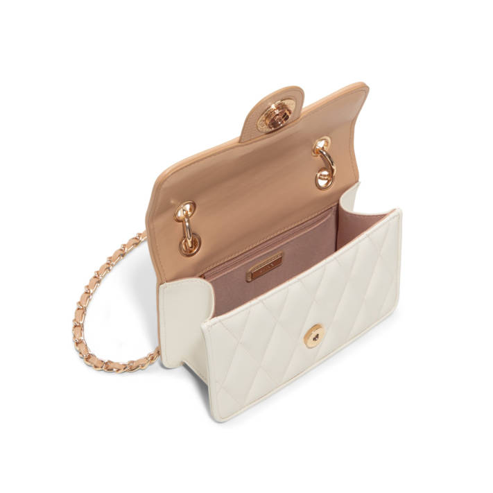 Beige handbag LOUBELLA