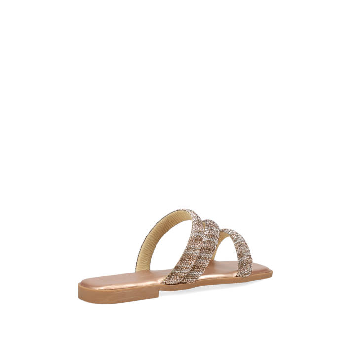 Rose gold sandal