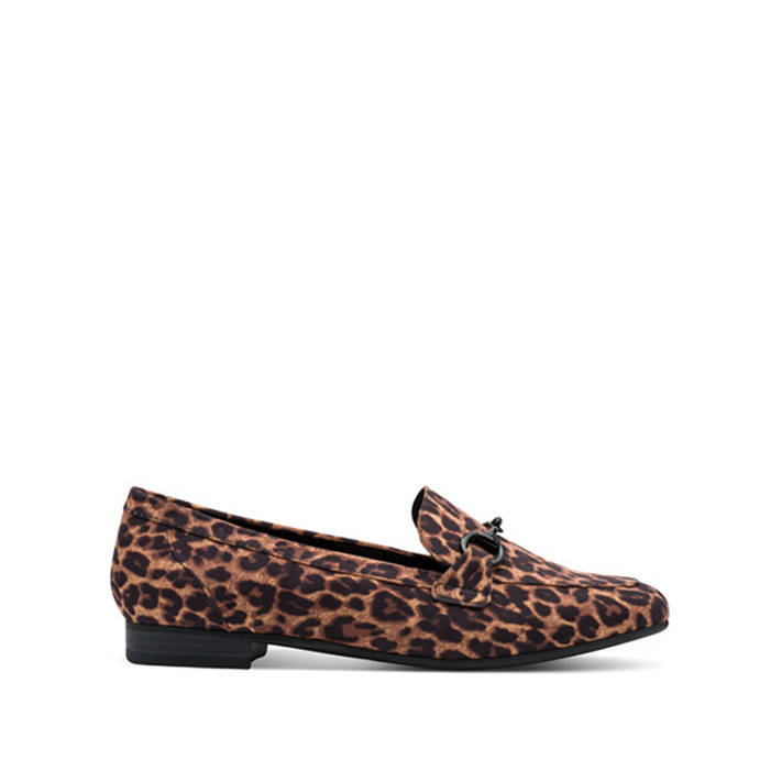 Animal print loafer