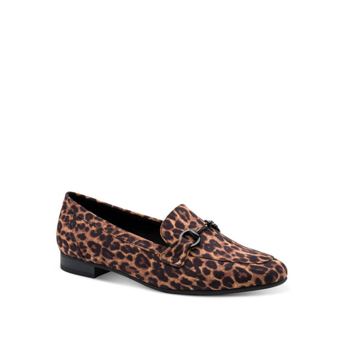 Animal print loafer
