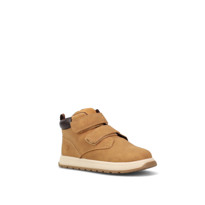 Kids camel sneaker bootie