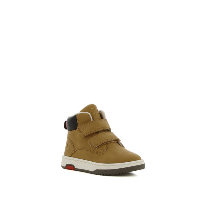 Kids camel sneaker bootie