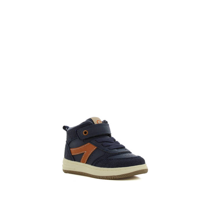 Kids blue sneaker bootie