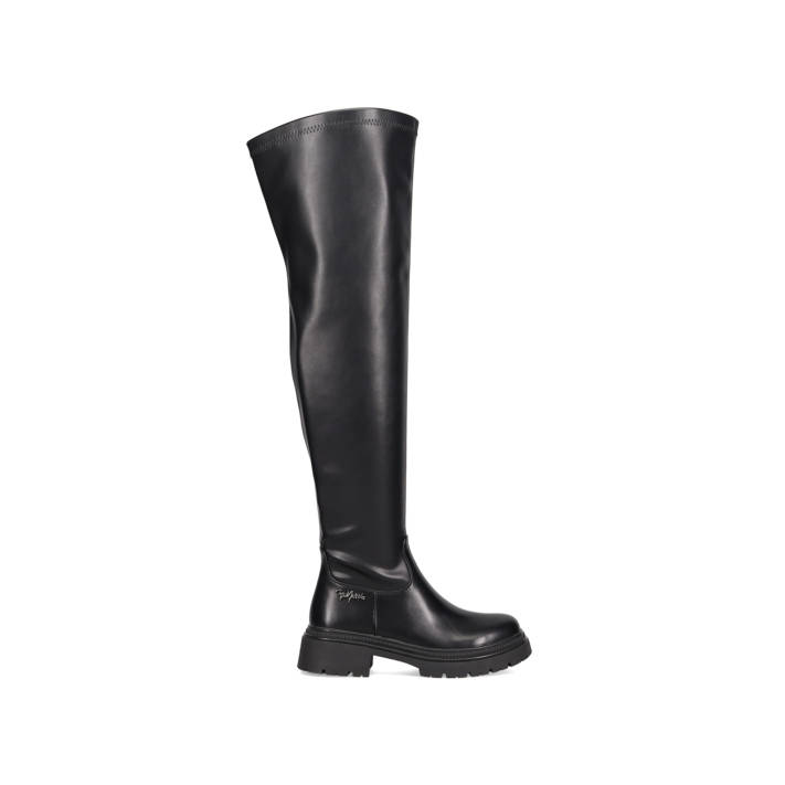 Black over the knee boot