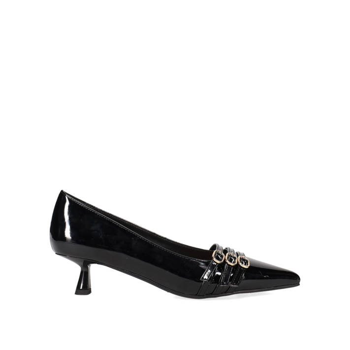 Black patent pump