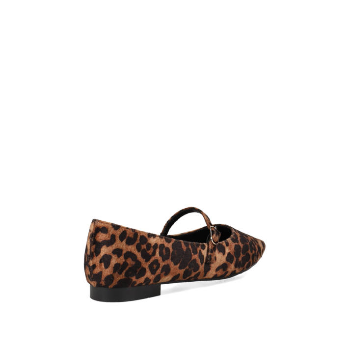 Animal print ballet flat