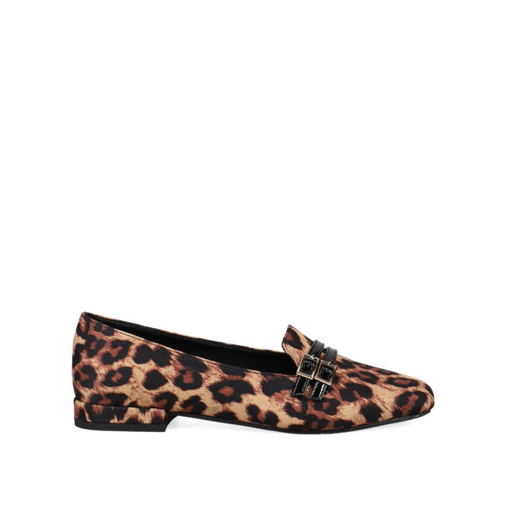 Animal print loafer