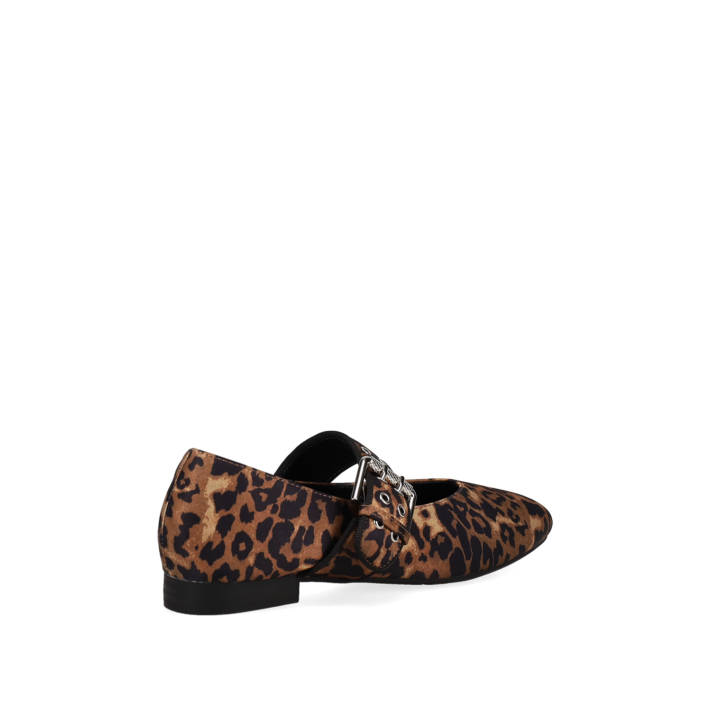 Animal print ballet flat
