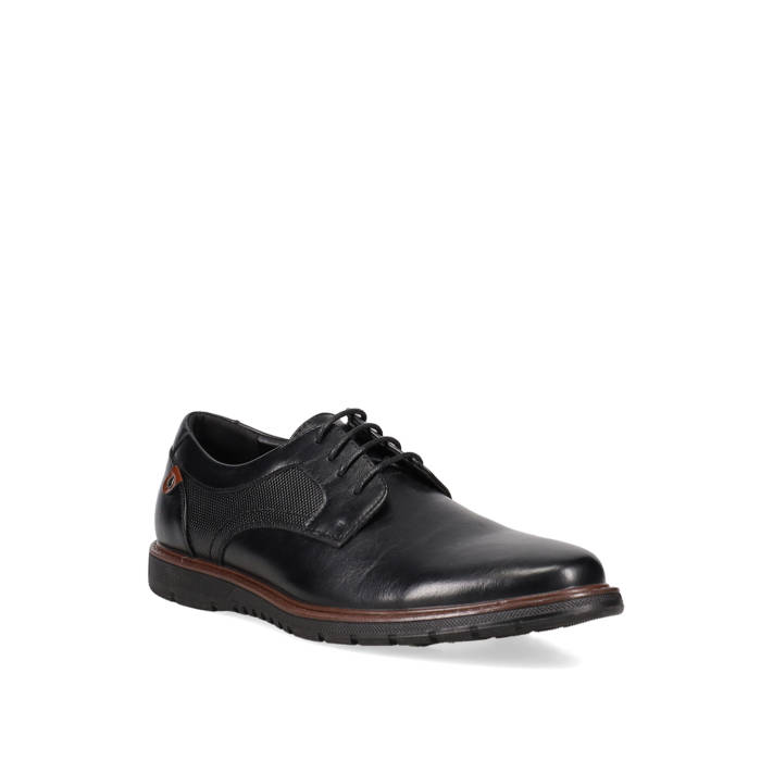 Μαύρο ανδρικό παπούτσι derby