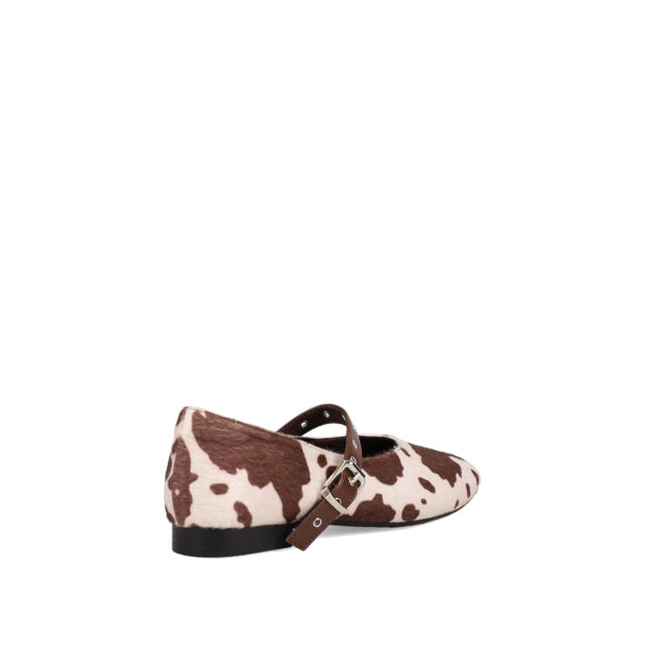 Animal print ballet flat