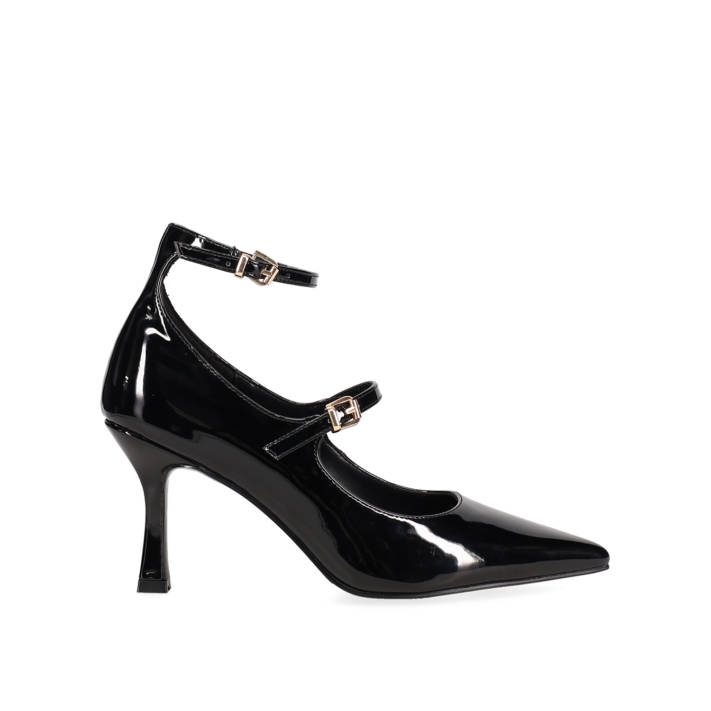 Black patent pump
