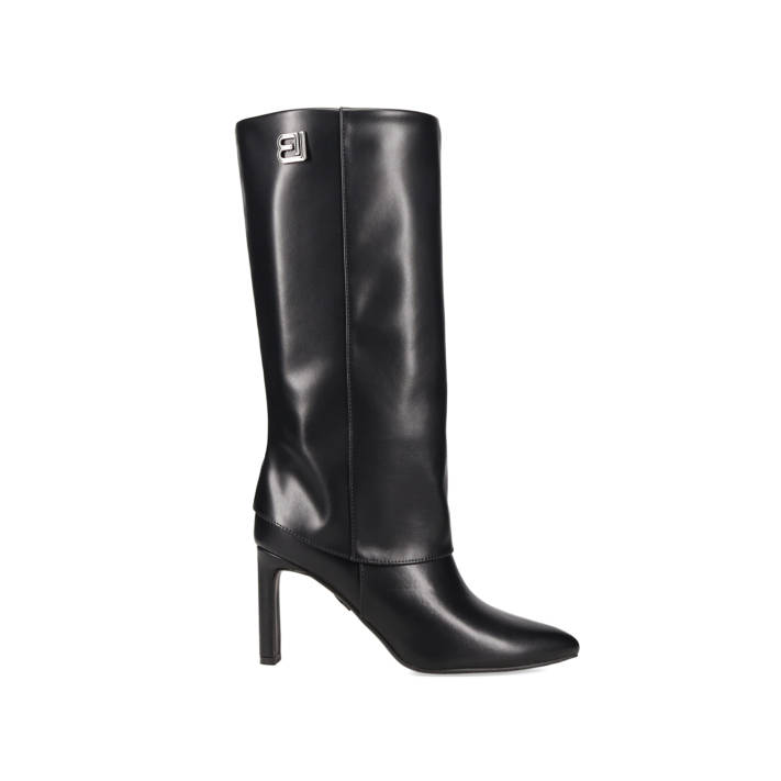 Μαύρη μπότα με γκέτα