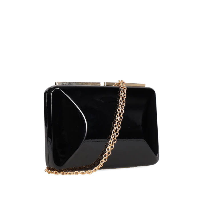 Black clutch bag