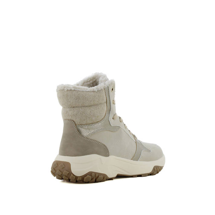 Μπεζ μποτάκι sneaker