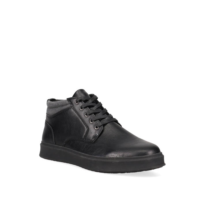 Μαύρο ανδρικό μποτάκι sneaker