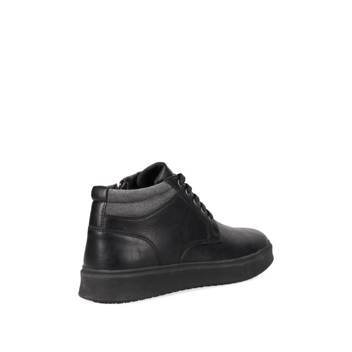 Μαύρο ανδρικό μποτάκι sneaker