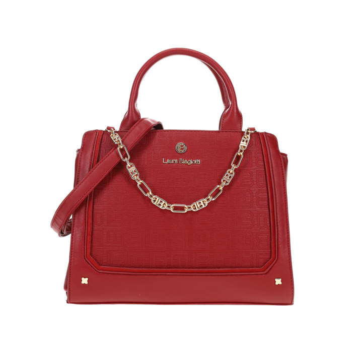 Red handbag