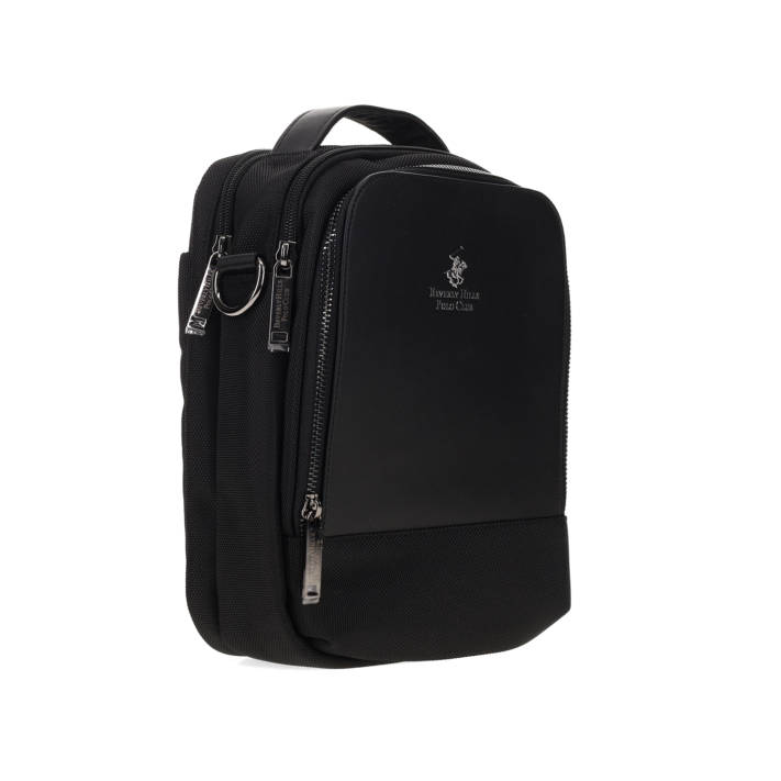 Μαύρη ανδρική χιαστί τσάντα