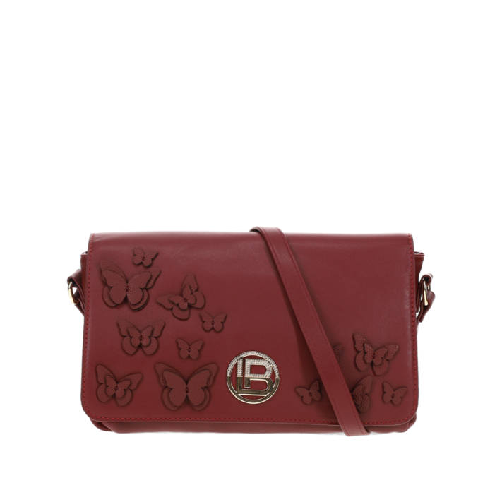 Burgundy shoulder bag