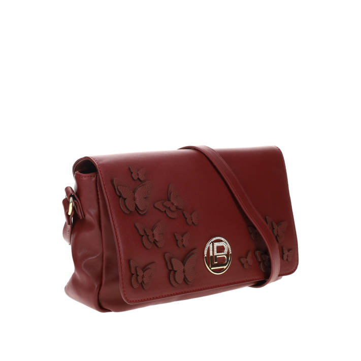 Burgundy shoulder bag