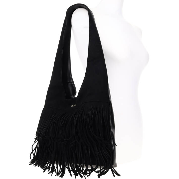 Black shoulder bag