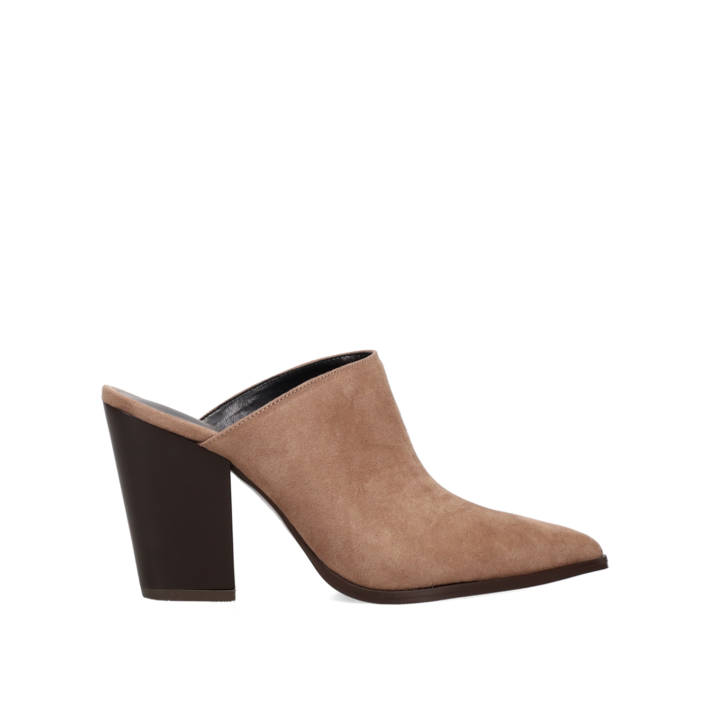 Taupe mule