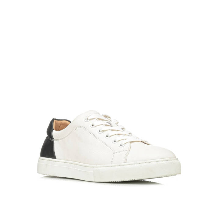 Ανδρικό λευκό δερμάτινο sneaker