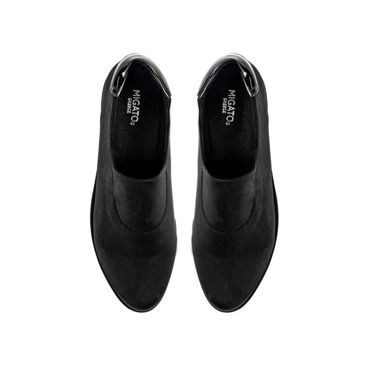 Μαύρο λίκρα loafer