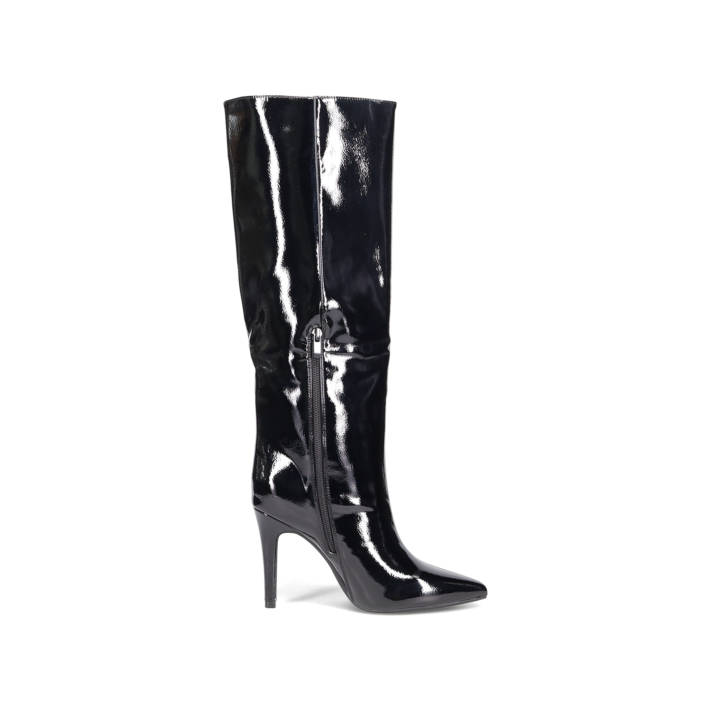 Black vinyl boot